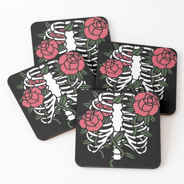 Item preview, Red Rose Ribcage designed and sold by razvigod.