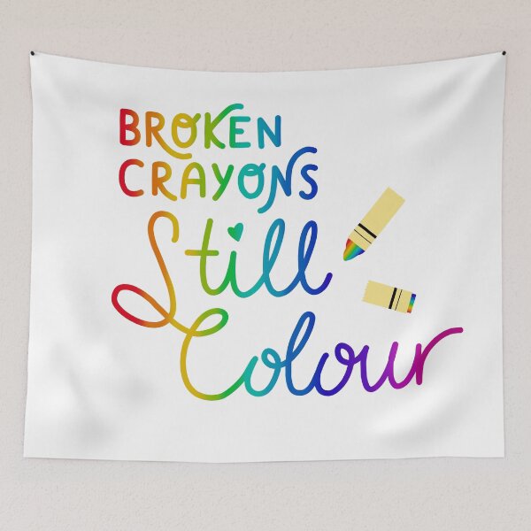 Item preview, broken crayons still colour (rainbow crayon) designed and sold by Narniax.