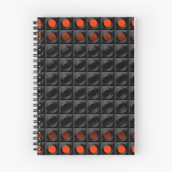 Item preview, Orange illumination in black cells with 3D effect designed and sold by VallaV.