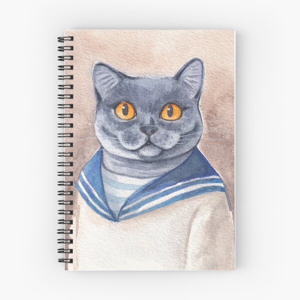 Item preview, Blue British shorthair cat designed and sold by Kaoryn Chan.
