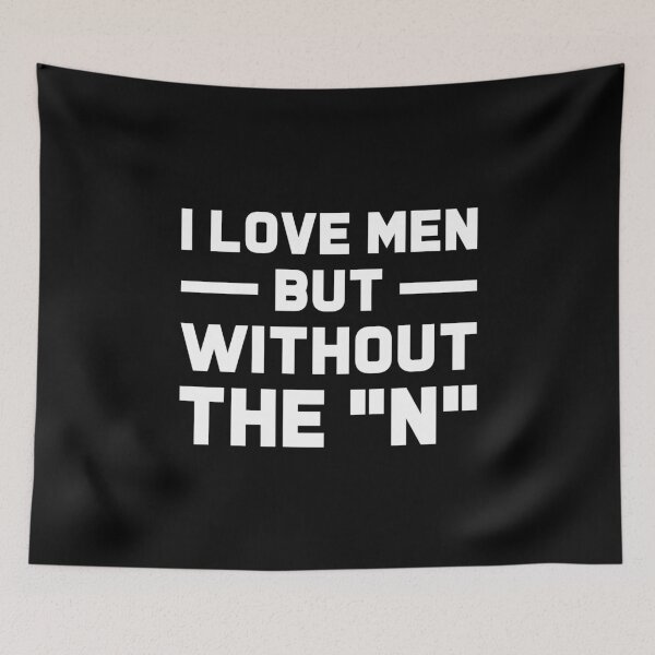 Item preview, I Love Men But Without The N - I Love Me designed and sold by T-shirt For You.