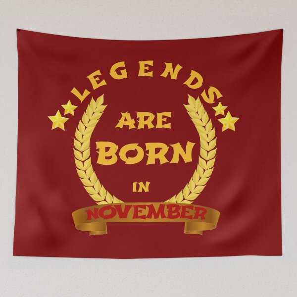 Item preview, Legends are born in November designed and sold by RueChiedza.
