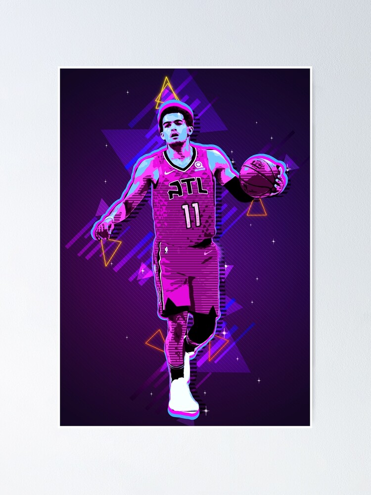 Trae Young Celebration - Trae Young - Posters and Art Prints