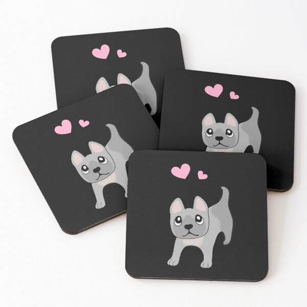 Item preview, Cute Black Grey French Bulldog Puppy designed and sold by nutmegfairy.