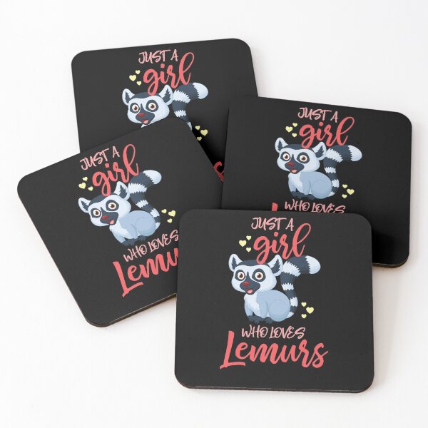 Item preview, Just A Girl Who Loves Lemurs designed and sold by bestshirtdesign.