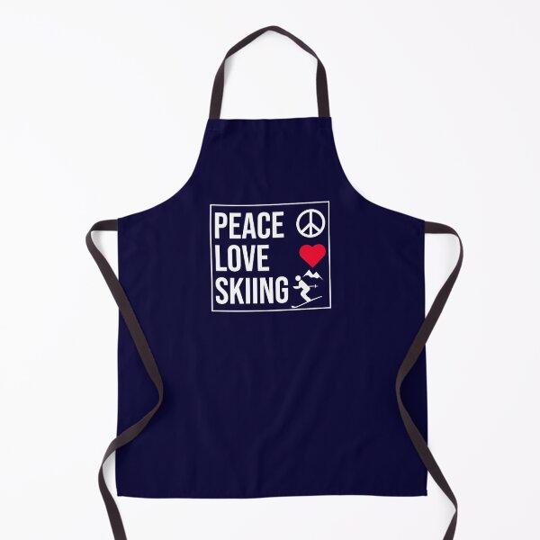Item preview, Peace Love Skiing designed and sold by CatArtStore.