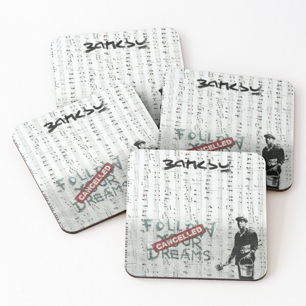 Item preview, Follow Your Dreams - Banksy Art Graffiti designed and sold by IvonDesign.