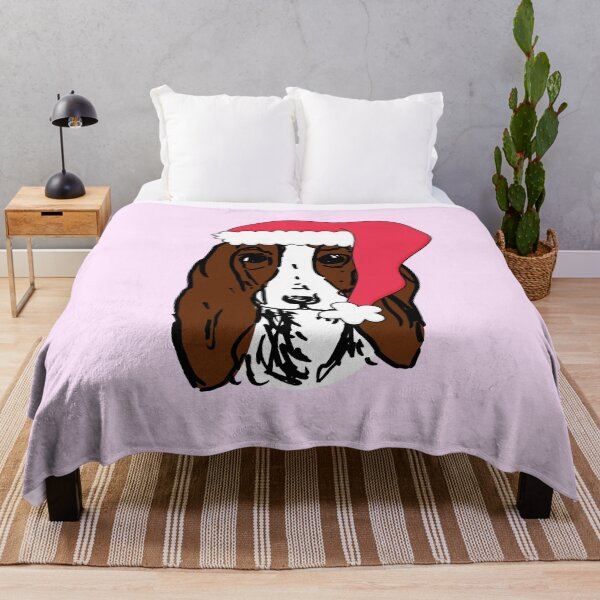 Item preview, Christmas basset hound designed and sold by NinaBetterNot.