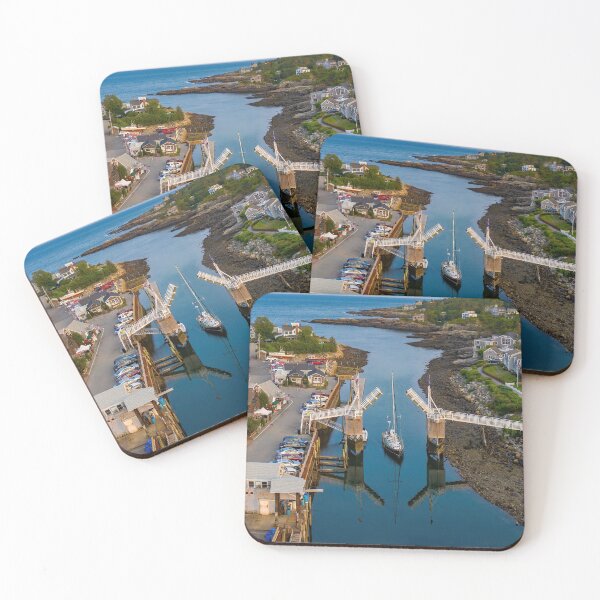 Item preview, Sailboat Passing Perkins Cove Drawbridge designed and sold by Gerard Fornarotto.