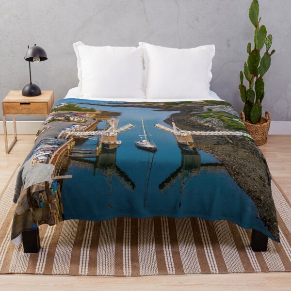 Item preview, Sailboat Passing Perkins Cove Drawbridge designed and sold by Gerard Fornarotto.