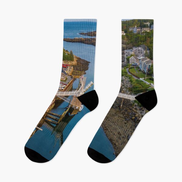 Item preview, Sailboat Passing Perkins Cove Drawbridge designed and sold by Gerard Fornarotto.