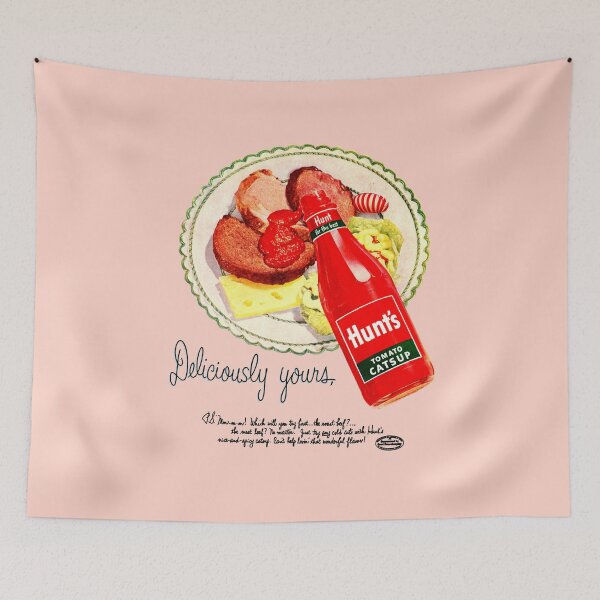 Item preview, HUNTS TOMATO CATSUP KETCHUP - ADVERT designed and sold by ThrowbackAds.