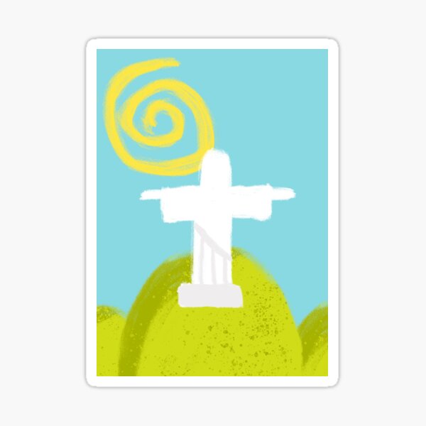 Item preview, cristo redentor designed and sold by Bianca Soneghetti.