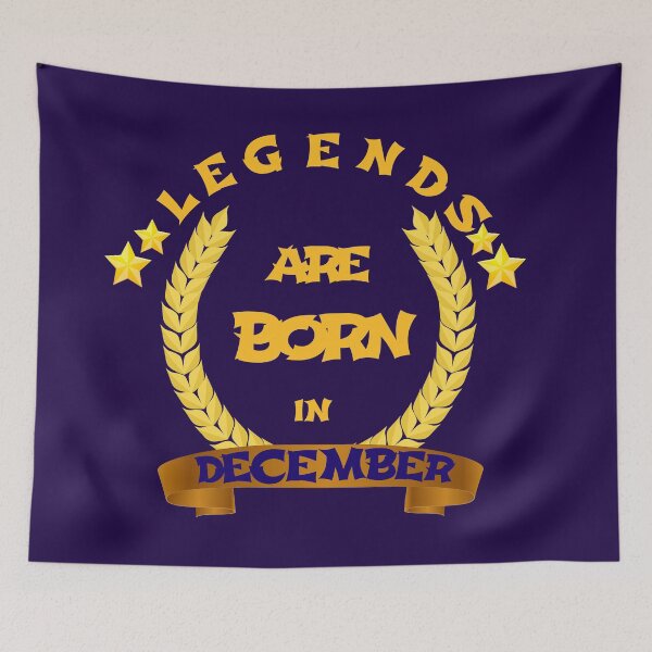 Item preview,  Legends are born in December designed and sold by RueChiedza.