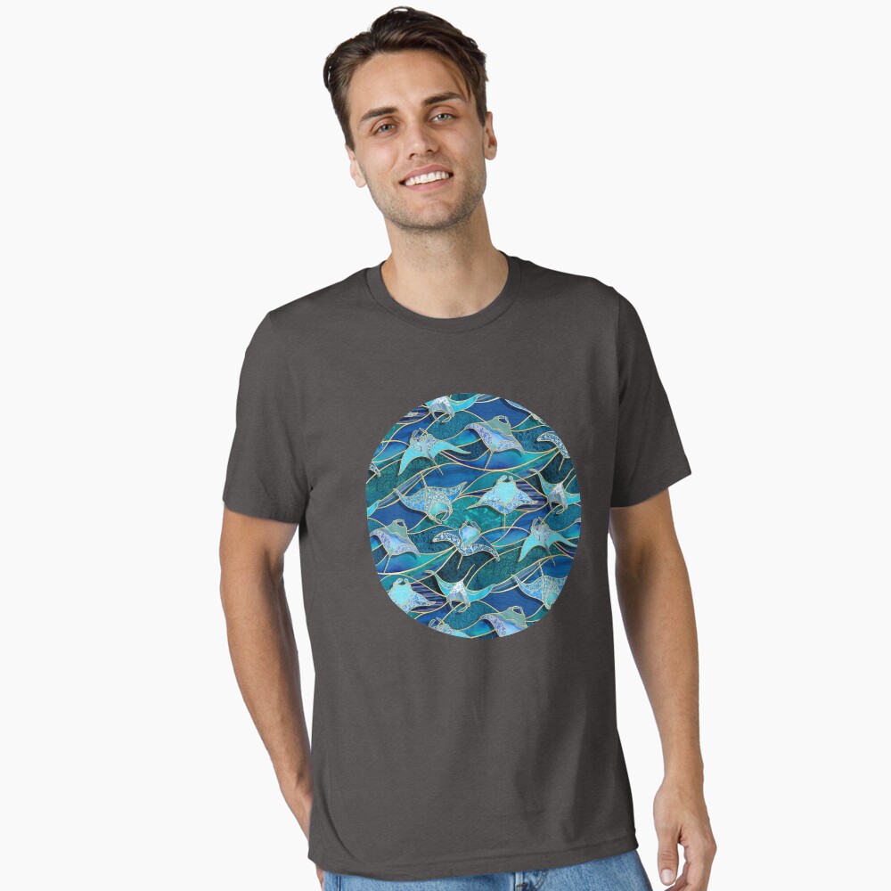 Vista previa del artículo con la obra «Camiseta esencial», diseñado y vendido por micklyn.