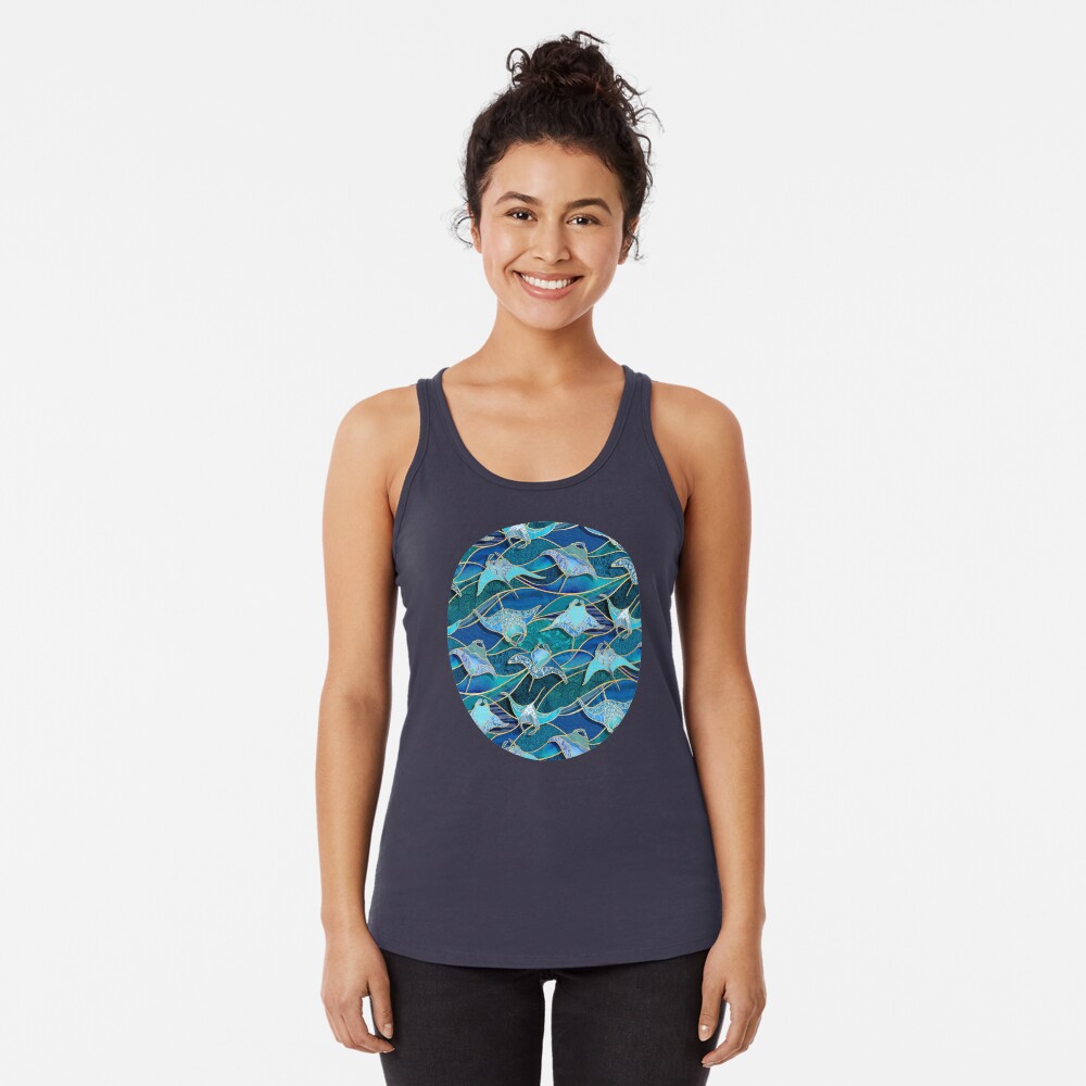 Vista previa del artículo con la obra «Camiseta con espalda nadadora», diseñado y vendido por micklyn.