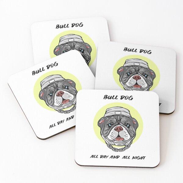 Item preview, bull dog all day and all night designed and sold by AStateofBeing.