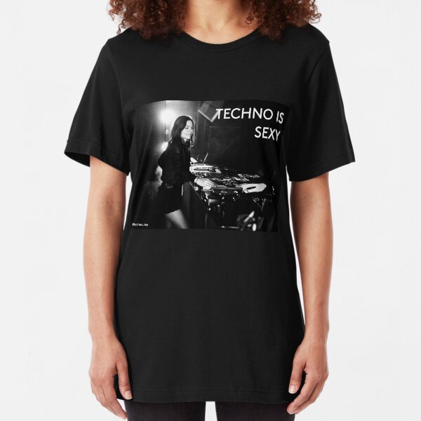 techno is sexy - nina kraviz Slim Fit T-Shirt