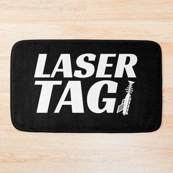 Item preview, Laser Tag Bold Text Resting Raygun designed and sold by jacks-tees.