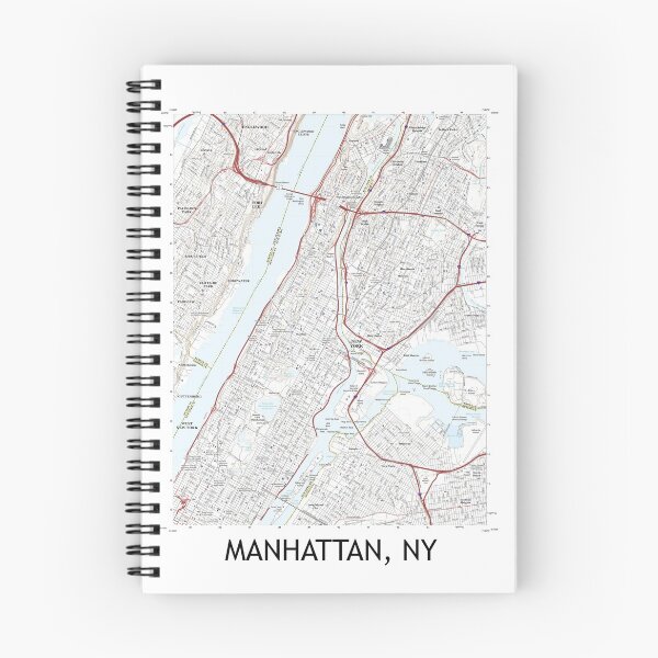 Item preview, Manhattan, NY Topographical Map Clean designed and sold by PGHPhotoCo.
