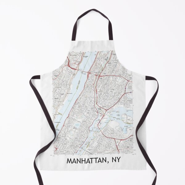 Item preview, Manhattan, NY Topographical Map Clean designed and sold by PGHPhotoCo.