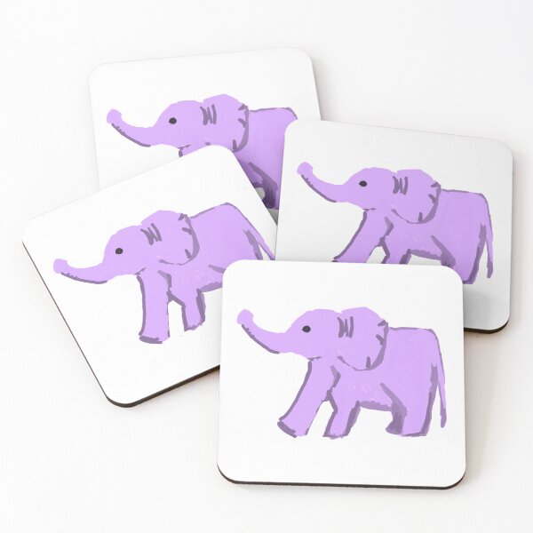 Item preview, Purple Baby Elephant designed and sold by KatharineArt.