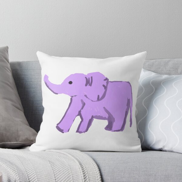 Item preview, Purple Baby Elephant designed and sold by KatharineArt.