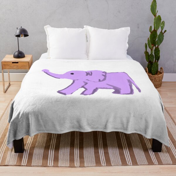 Item preview, Purple Baby Elephant designed and sold by KatharineArt.