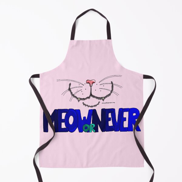 Item preview, Meow or Never & Nosy Cat on Pink designed and sold by Schrödingers Box.
