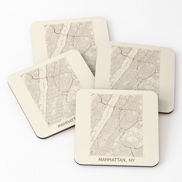 Item preview, Manhattan, NY Topographical Map Vintage designed and sold by PGHPhotoCo.