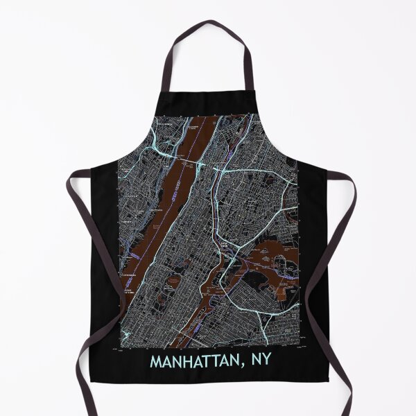 Item preview, Manhattan, NY Topographical Map Dark designed and sold by PGHPhotoCo.