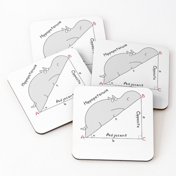 Item preview, Hippopotenuse Adjacent Opposite designed and sold by TerriHowell.