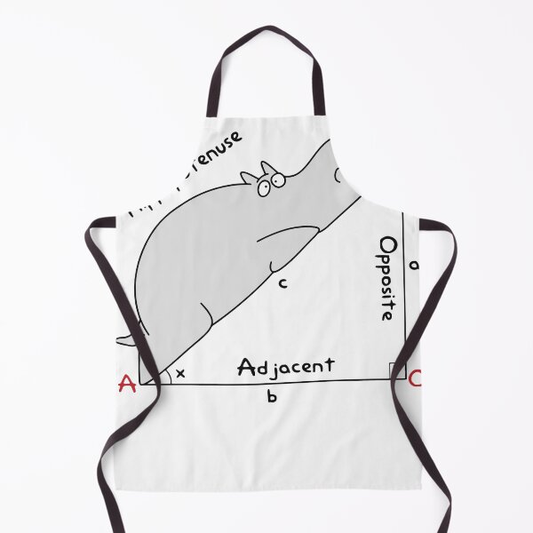 Item preview, Hippopotenuse Adjacent Opposite designed and sold by TerriHowell.
