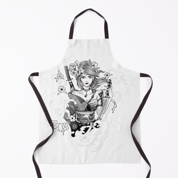 Item preview, Japan Women Warrior With Katana designed and sold by JTS STORE.