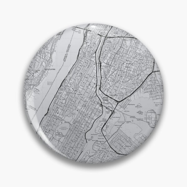 Item preview, Manhattan, NY Topographical Map Grey designed and sold by PGHPhotoCo.