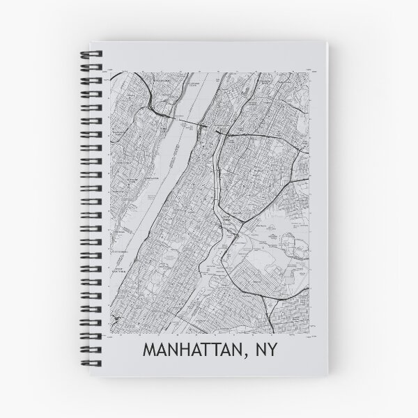 Item preview, Manhattan, NY Topographical Map Grey designed and sold by PGHPhotoCo.