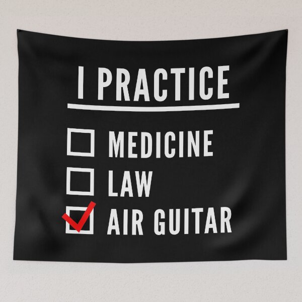 Item preview, I Practice Medicine Law Air Guitar designed and sold by WPahat.
