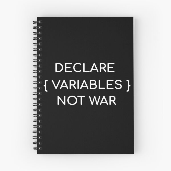 Item preview, Declare variables not war designed and sold by sihamdesigns.