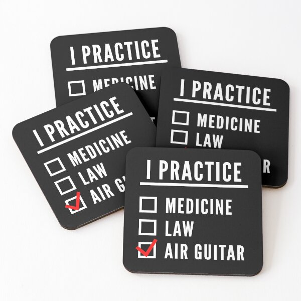 Item preview, I Practice Medicine Law Air Guitar designed and sold by WPahat.