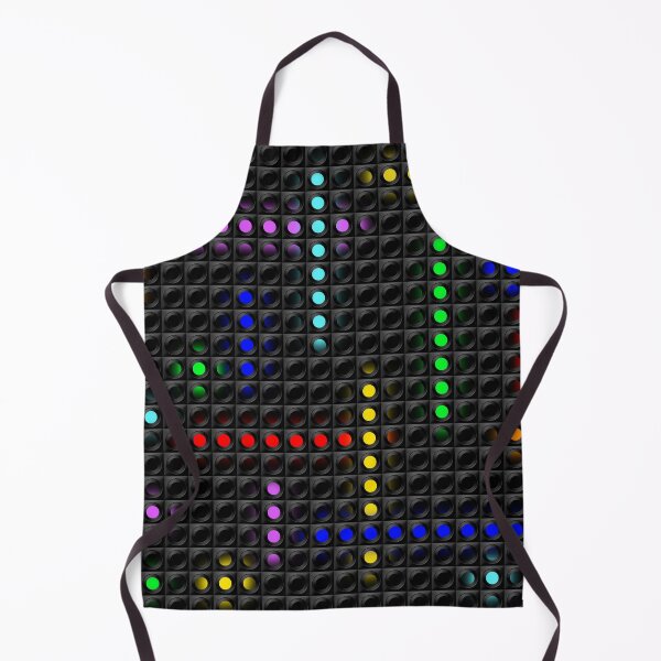 Item preview, Multicolored neon lights in a black matrix. 3D effect designed and sold by VallaV.