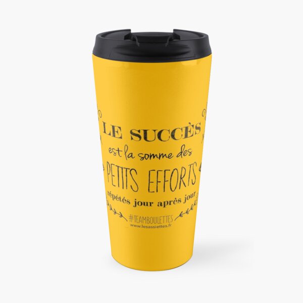 Success is the sum of small efforts repeated every day! Travel Mug