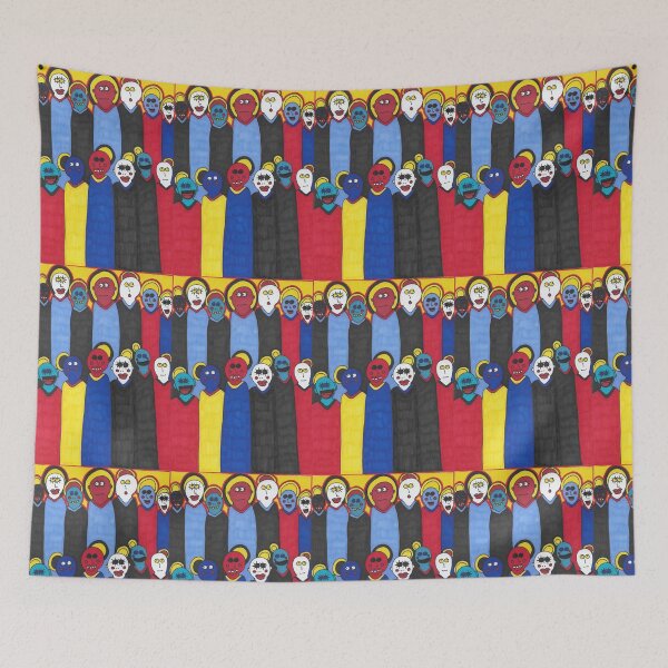 Item preview, 13 Tall Saints on Yellow designed and sold by JaySnellingArt.