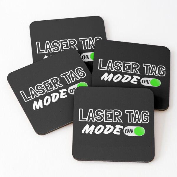 Item preview, Laser Tag Mode ON Switch Green designed and sold by jacks-tees.