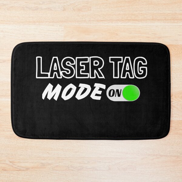 Item preview, Laser Tag Mode ON Switch Green designed and sold by jacks-tees.