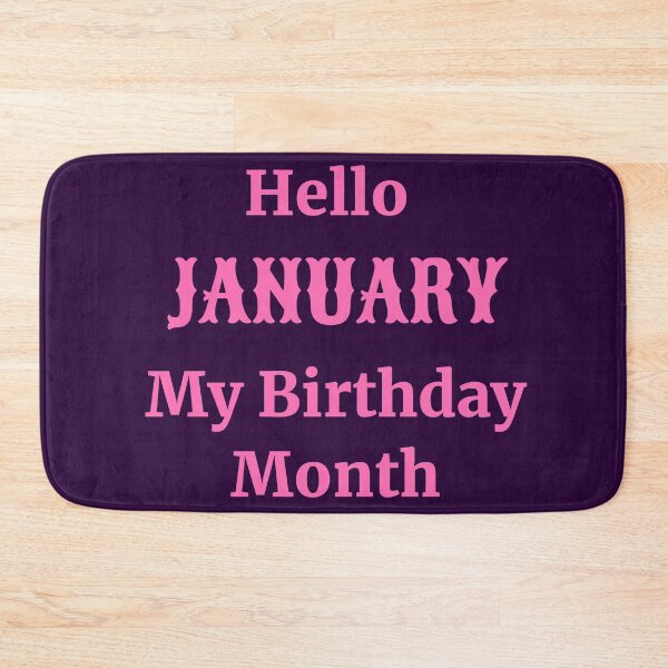 Item preview, Hello January. My birthday month designed and sold by RueChiedza.