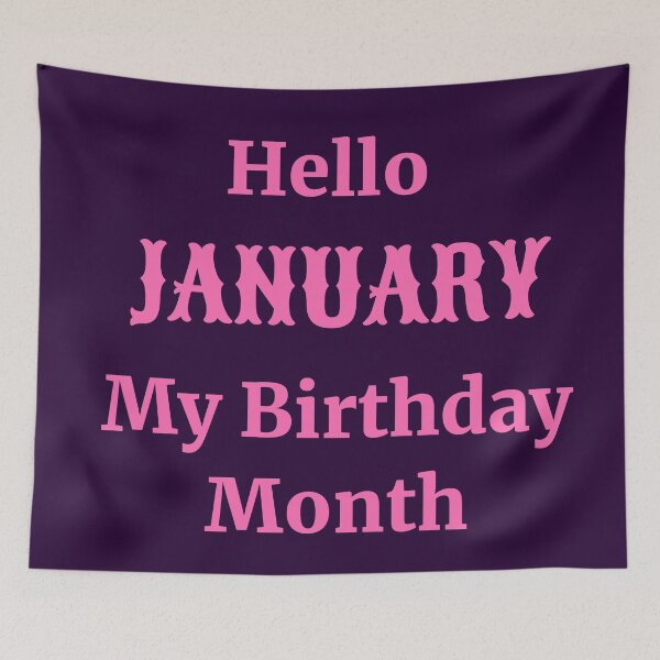 Item preview, Hello January. My birthday month designed and sold by RueChiedza.