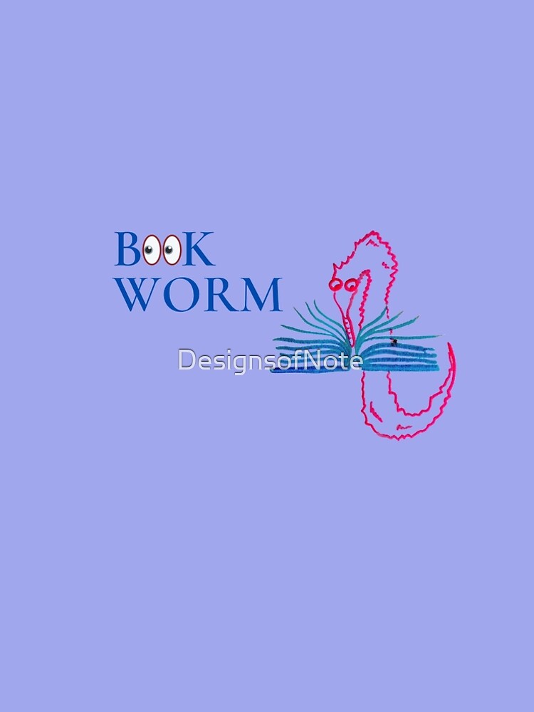 Thumbnail 5 of 5, A-Line Dress, Bookworm Worm on a String designed and sold by DesignsofNote.