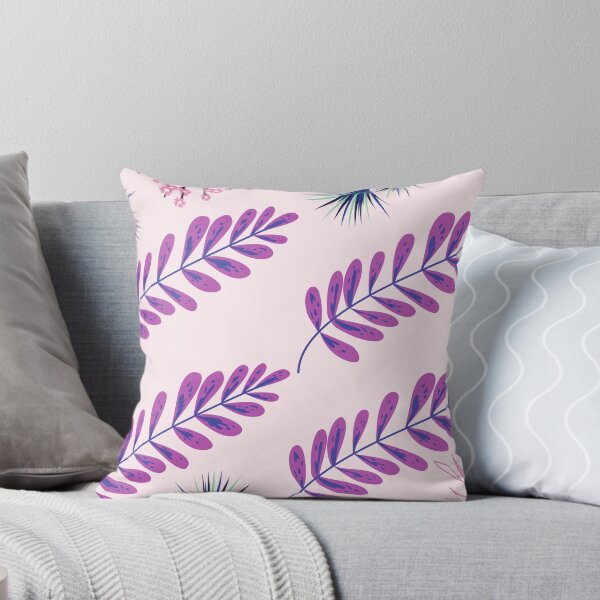 Item preview, Purple Tropical leaves in Springs. designed and sold by Dynamitebucket.