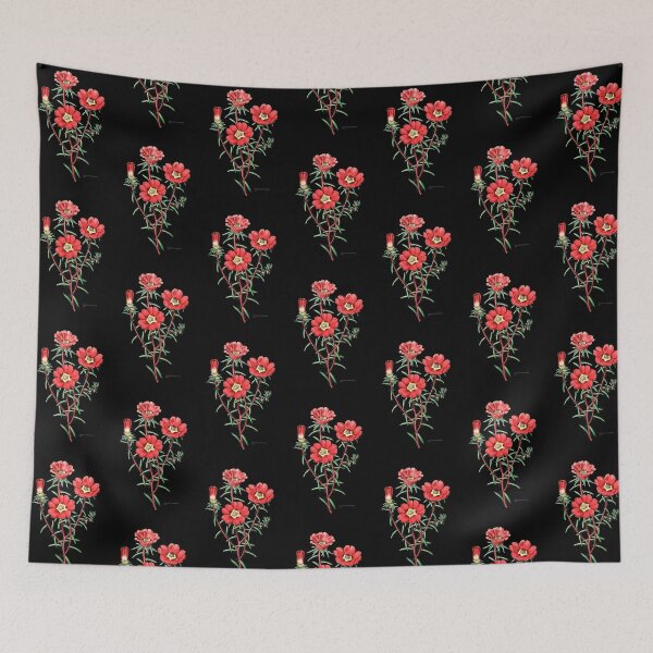 Item preview, Portulaca Spendens, red flowerd fleshy plant - Pierre-Joseph Redouté designed and sold by domdjs4239.