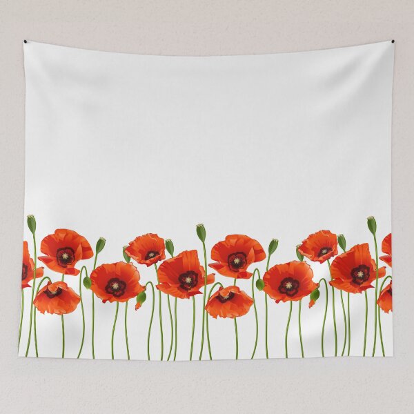 Item preview, Beautiful Red Poppies designed and sold by earthroots.